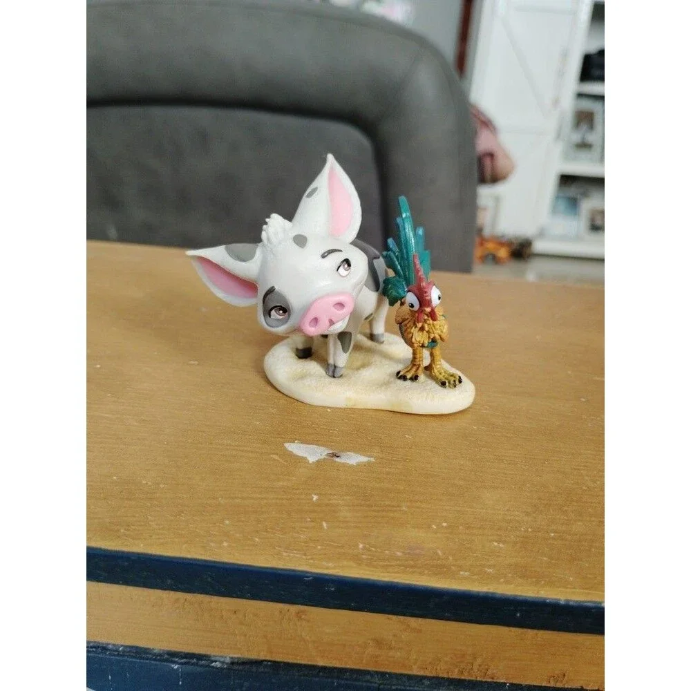 Disney Moana Pua Pig & Hei Hei Rooster PVC Figure Figurine Toy Cake Topper